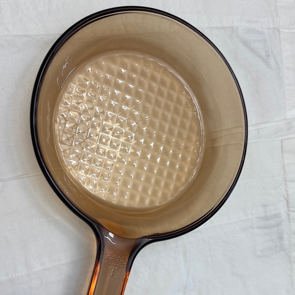 Corningware Amber Glass Frying Pan